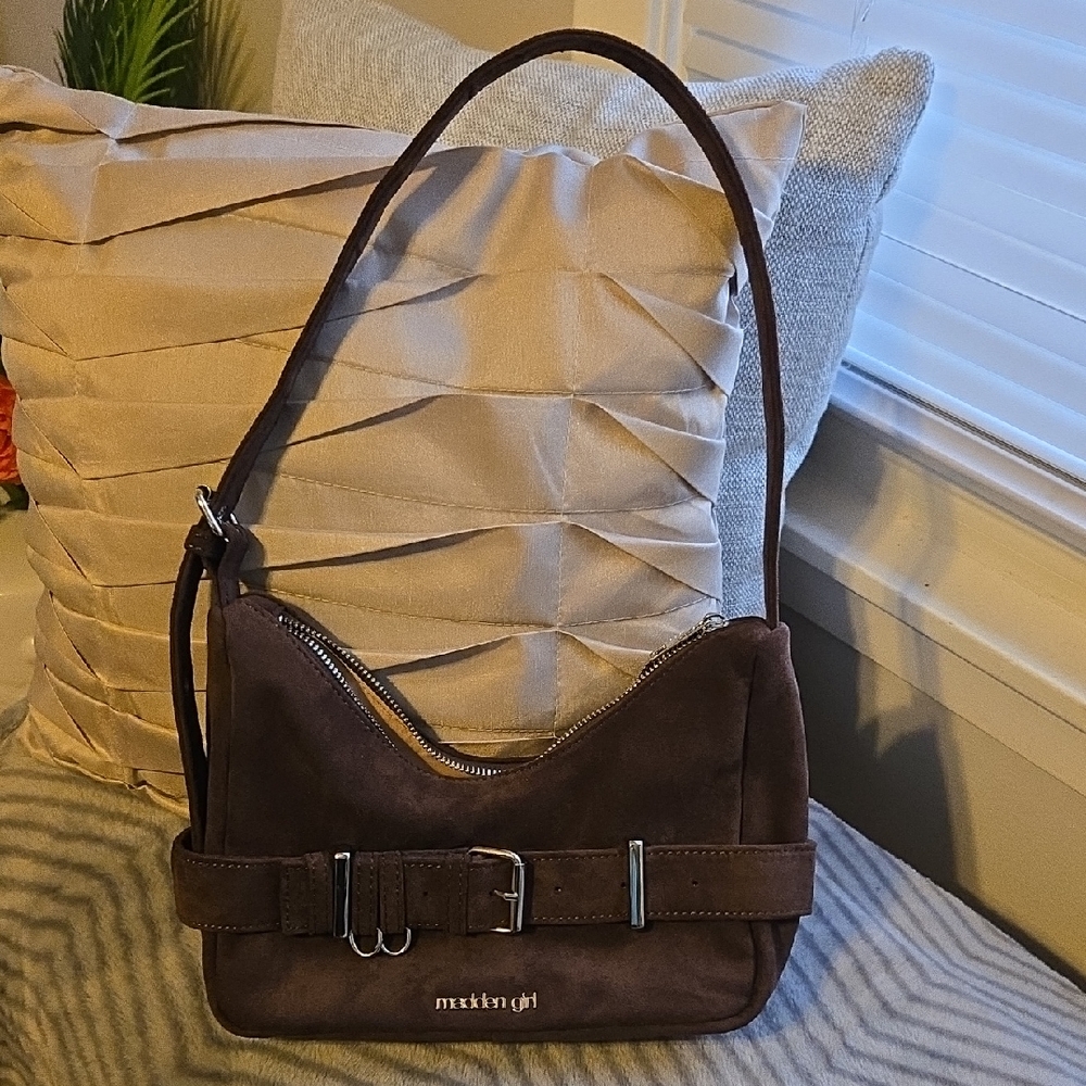 Madden Girl Brown Shoulder Bag 🤎 ✨️⭐️PRE LOVED  ⭐️✨️